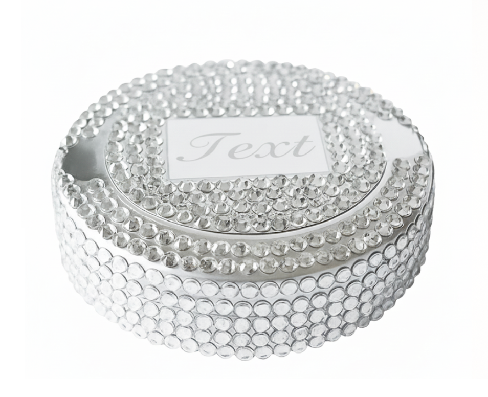 ICED NICO ENGRAVED METALLIC SNUS CAN